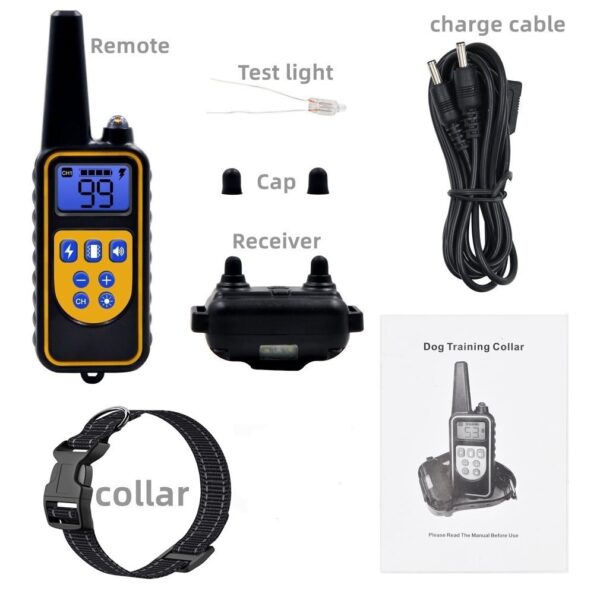 Dog Trainer Bark Stopper Electric Remote Control Trainer Vibration - Image 3