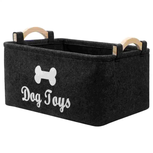 A Cat and Dog Toy Storage Box with Various Styles and Types, Made of Felt and Does Not Fade. - Image 3