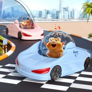 Hamster Sport Ball Sports Car Syrian Hamster Pet Toy Car Exercise Wheel Funny Small Pet Transparent Ball treadmill For Hamsters