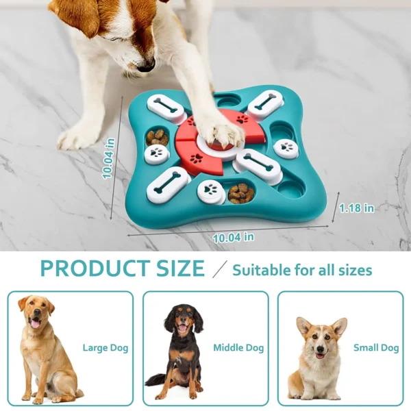 Dog Puzzle Toys, Treat Dispensing Dog Enrichment Toys for IQ Training and Brain Stimulation Interactive Mentally Stimulating - Image 2